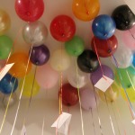 35 globos de colores para Andres