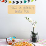 Pizza de galleta y frutas Dole