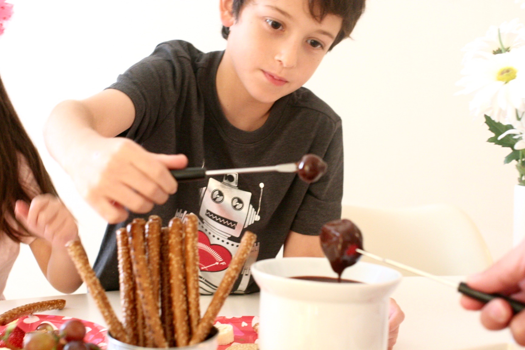 fondue de chocolate | criandoando.com