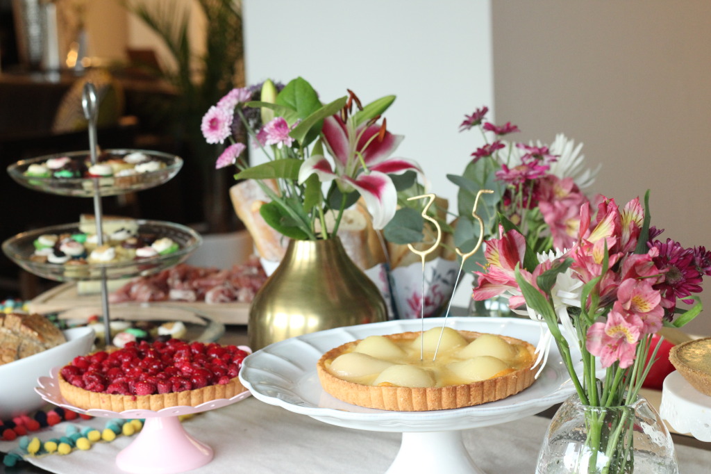 decoración con flores