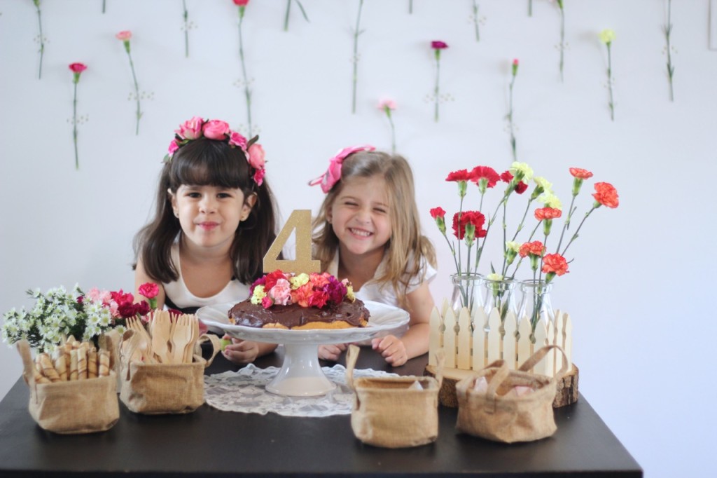 Pared de flores - criandoando.com