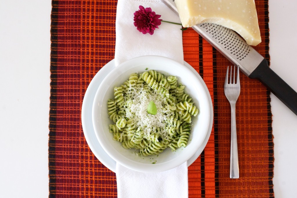 receta pasta pesto | criandoando.com