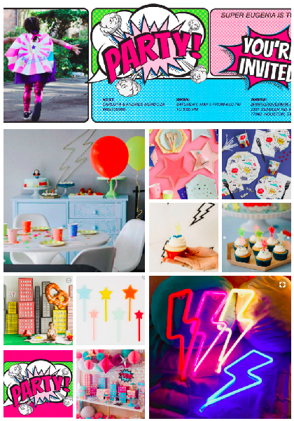 Inspiracion fiesta Super Girls