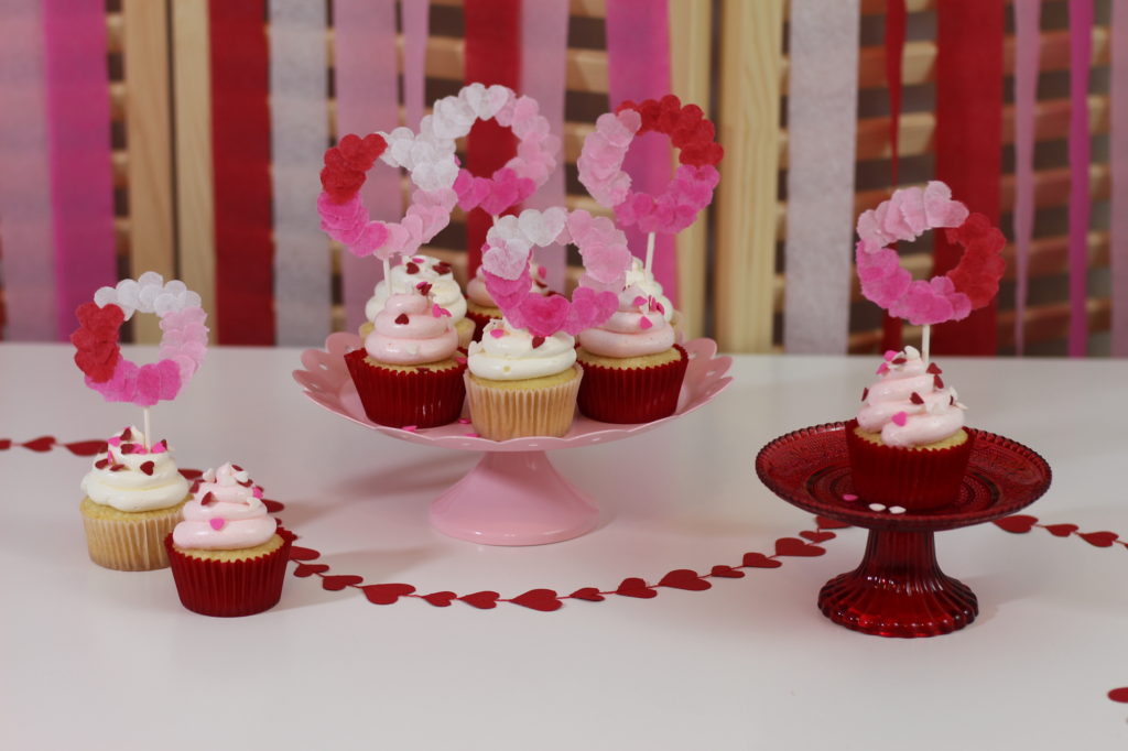 Cupcake Topper para Valentines Day